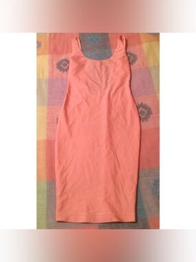 American Apparel Coral Bodycon Dress festival wear